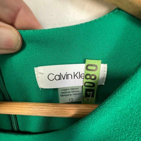 Calvin Klein Green Sleeveless Jumpsuit Romper with cutouts – Size 12 - Picture 7 of 10